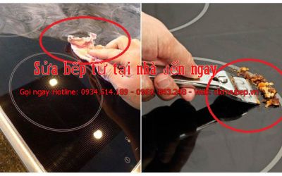 Vết xước trên kính bếp từ AEG lưu ý khi sử dụng