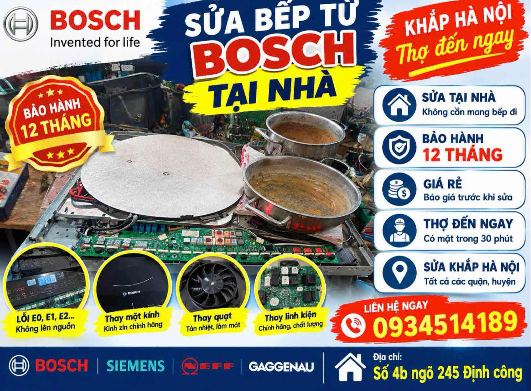 Sửa Bếp Từ Quốc Oai Tại Nhà - Thợ Sửa Bếp Từ Quốc Oai