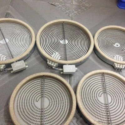 Mâm nhiệt bếp hồng ngoại 20cm - 1 vòng nhiệt có cảm biến ngang