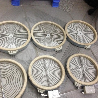 Mâm nhiệt bếp hồng ngoại 23cm - 2 vòng nhiệt có cảm biến ngang