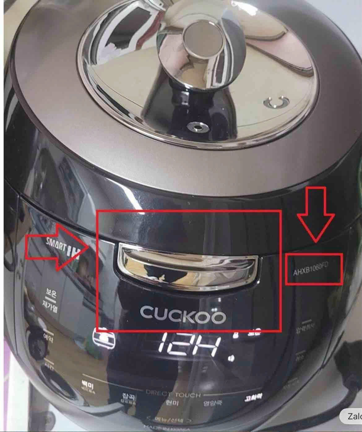 Bán Lẫy Nắp Nồi Cơm Điện Cuckoo AHXB1060FB, AHXB1060FD Giá 100K