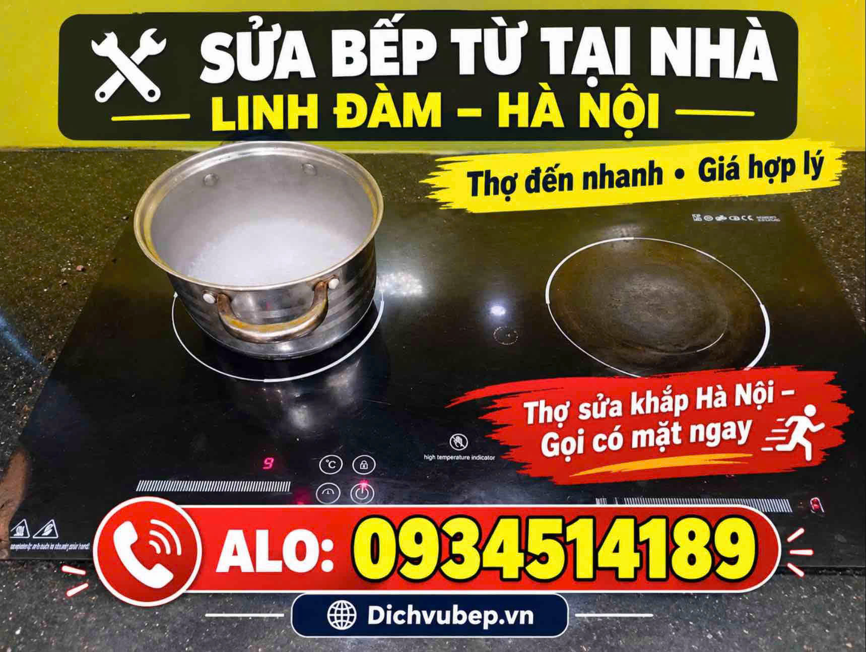 Sửa Bếp Từ Tại Linh Đàm – Thợ Sửa Tại Nhà Đến Ngay