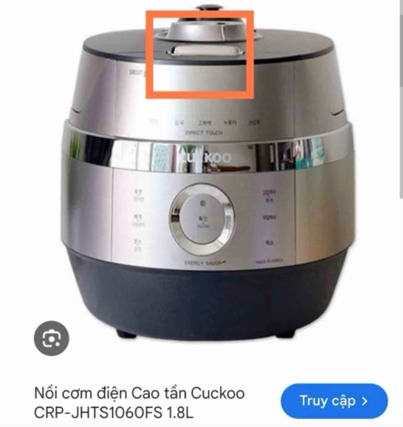 Bán Lẫy Nồi Cơm Điện Cuckoo CRP-JHT1060FS Chính Hãng, Giá 100K