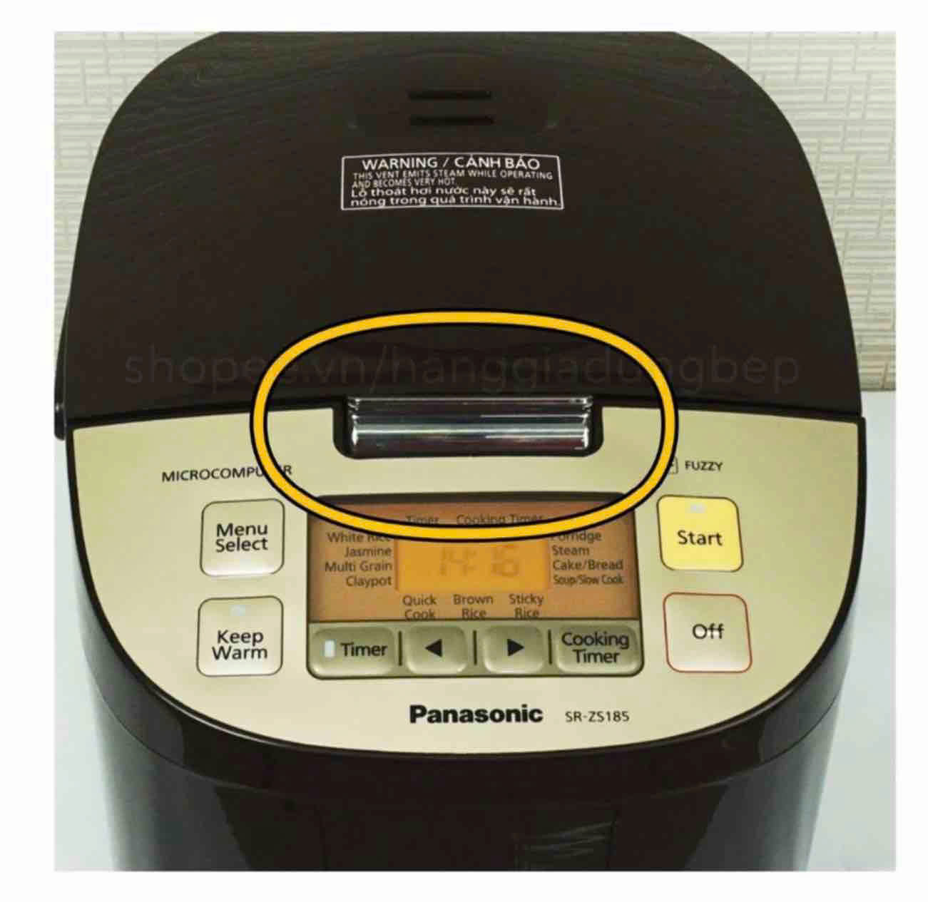 Địa chỉ bán lẫy nồi Cơm Điện Panasonic ZG, ZX, ZS185 – Chính Hãng